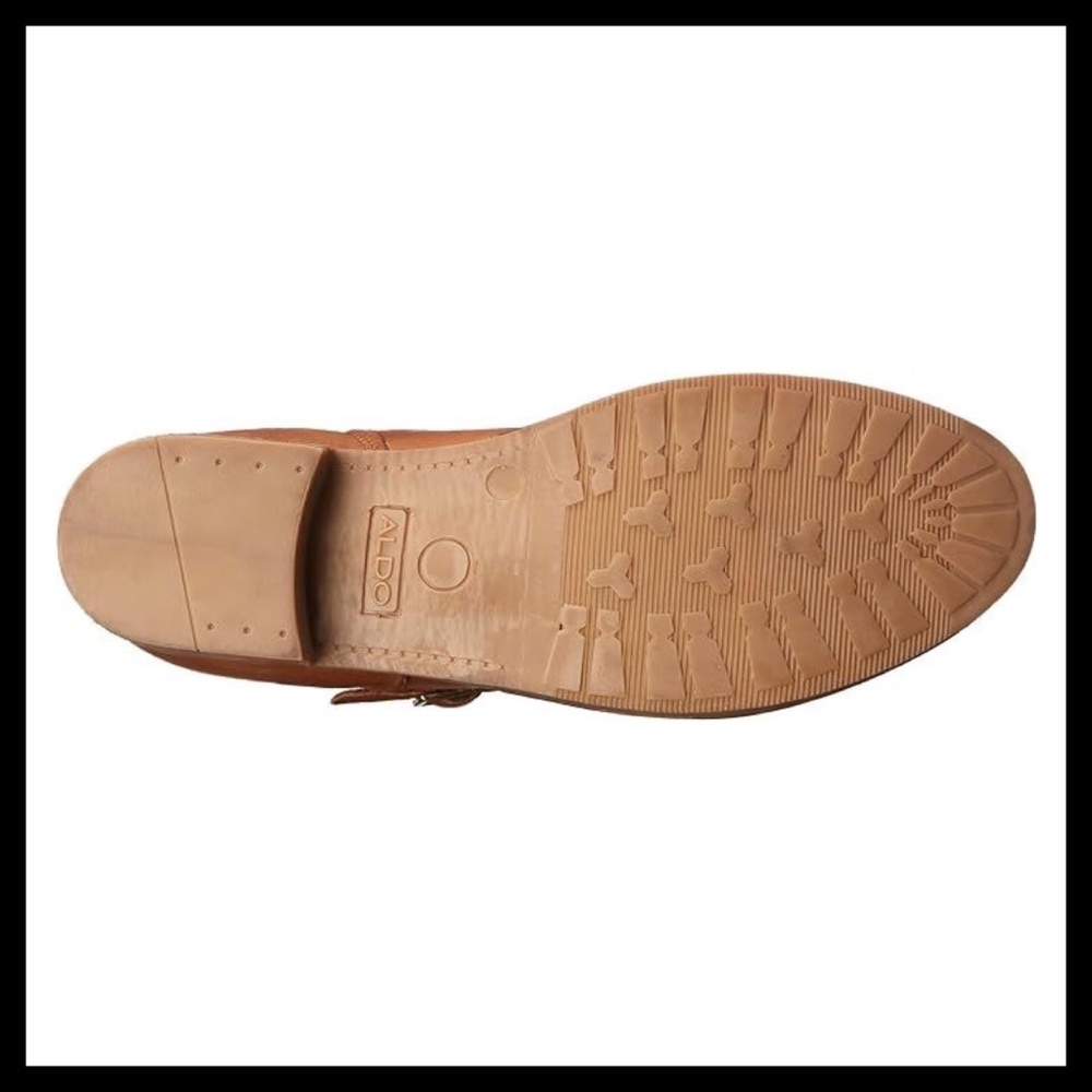 ALDO  Gella Over The Knee Boots Color: Cognac - Picture 6 of 8